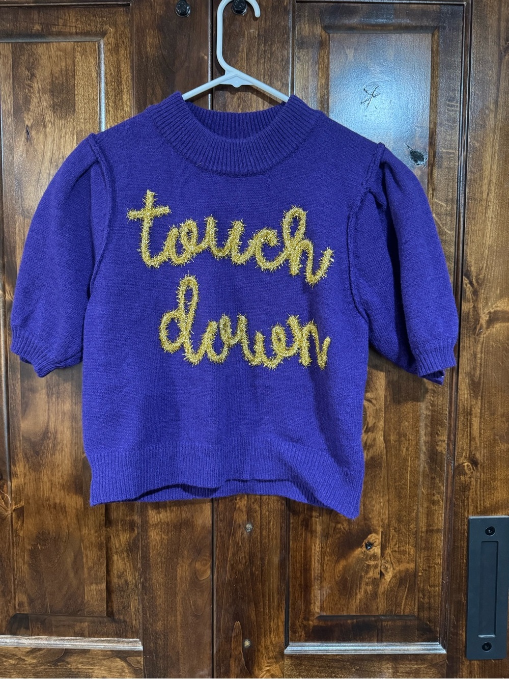 Touch Down Cropped Sweater